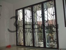 Wrought Iron Door Grille