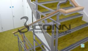 Mild Steel Handrail Staircase