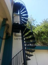 Mild steel spiral shape staircase