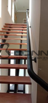 Wall Mounted Mild Steel Staircase Handrail