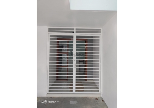 Mild Steel Door Grille with Powder Coated (Horizontal Design)