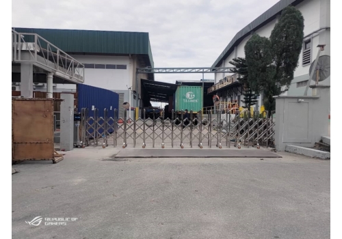 Motorized Stainless Steel 304 Retractable Gate