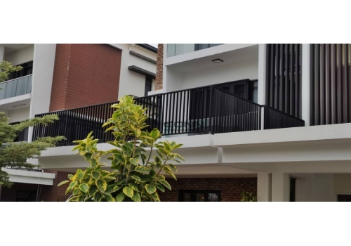 Mild Steel Balcony Railing with Galvanized