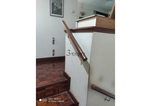 Wall Mounted Handrail Nyatoh Wooden