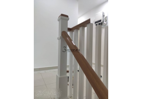 Nyatoh Wooden Staircase Railing