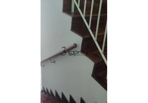 Wall Mounted Railing with Wooden Nyatoh