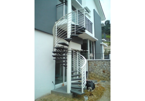 Mild Steel Spiral Staircase