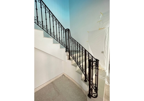 Wrought Iron Staircase Railing