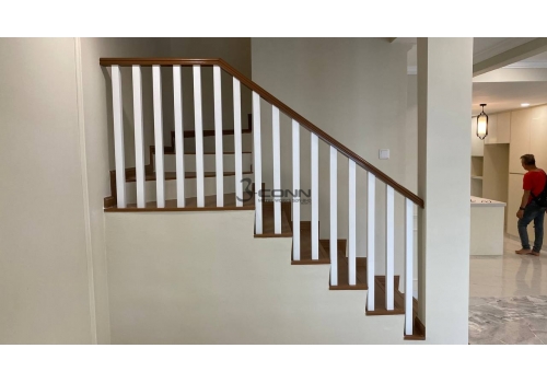 Nyatoh Wooden Staircase Railing