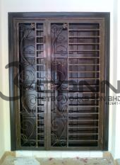 Wrought Iron Door Grill