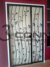 Wrought Iron Door Grill