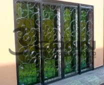 Wrought Iron Door Grill