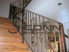 Wrought Iron Handrail Staircase