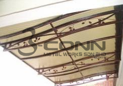 Wrought Iron Awning