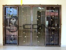 Wrought Iron Door Grill