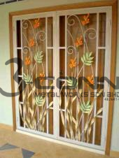 Wrought Iron Door Grill