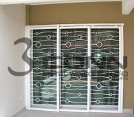 Wrought Iron Door Grill