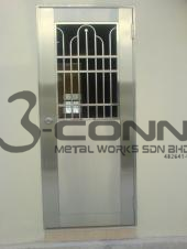 Stainless Steel Door Grill