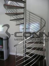 Stainless Steel Spiral Staircase