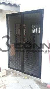 Mild Steel Expended Door Grille