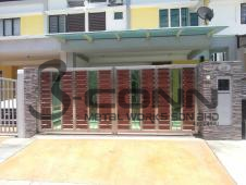 Stainless Steel Folding Main Gate