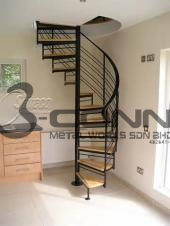 Mild Steel Spiral Staircase