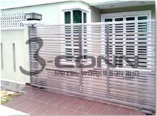 Stainless Steel Main Gate