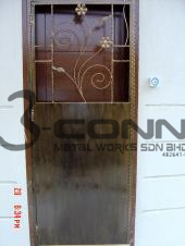 Wrought Iron Door Grille