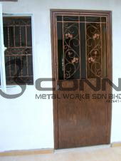 Wrought Iron Door Grille