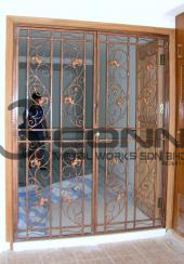 Wrought Iron Door Grille