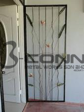 Wrought Iron Door Grille