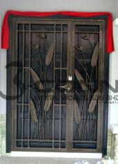 Wrought Iron Door Grille