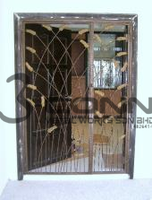 Wrought Iron Door Grille