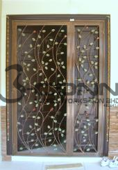 Wrought Iron Door Grille