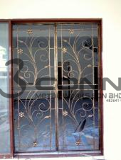 Wrought Iron Door Grille