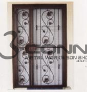 Wrought Iron Door Grille