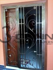 Wrought Iron Door Grille