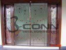 Wrought Iron Door Grille