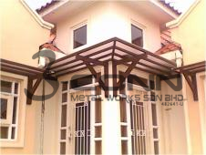 Pergola Awning with Polycarbonate Sheet