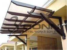 Pergola Awning with Polycarbonate Sheet