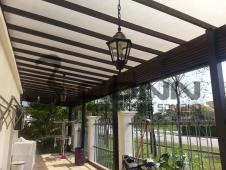 Pergola with 3mm Polycarbonate Sheet