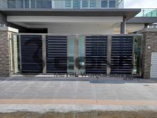 Stainless Steel Folding Main Gate