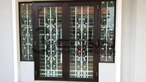 Wrought Iron Door Grille