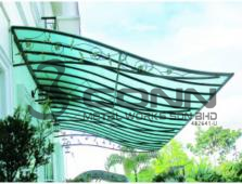 Wrought Iron Awning