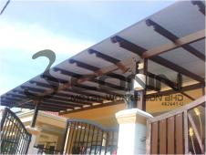 Pergola with Polycarbonate Sheet