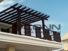 Pergola with Polycarbonate Sheet